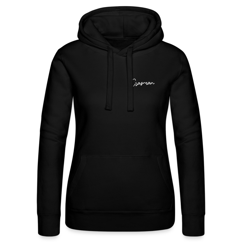 W Huppari Crasman script ja Creative Nerd® -logoilla - musta