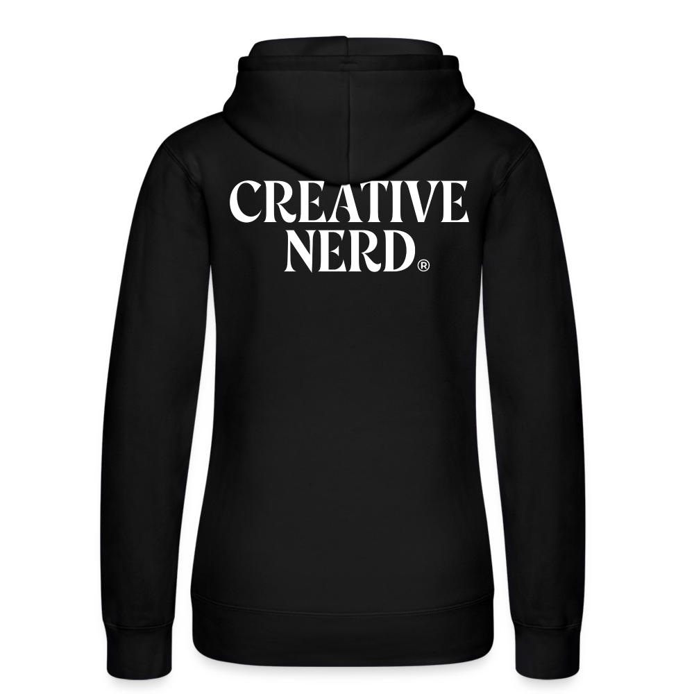 W Huppari Crasman script ja Creative Nerd® -logoilla - musta