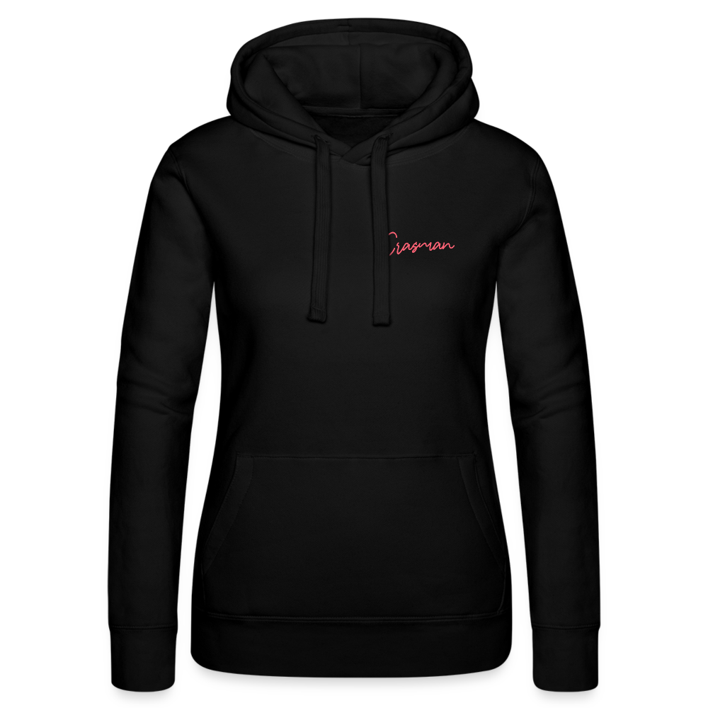 W Huppari Crasman script ja Creative Nerd® -logoilla - musta