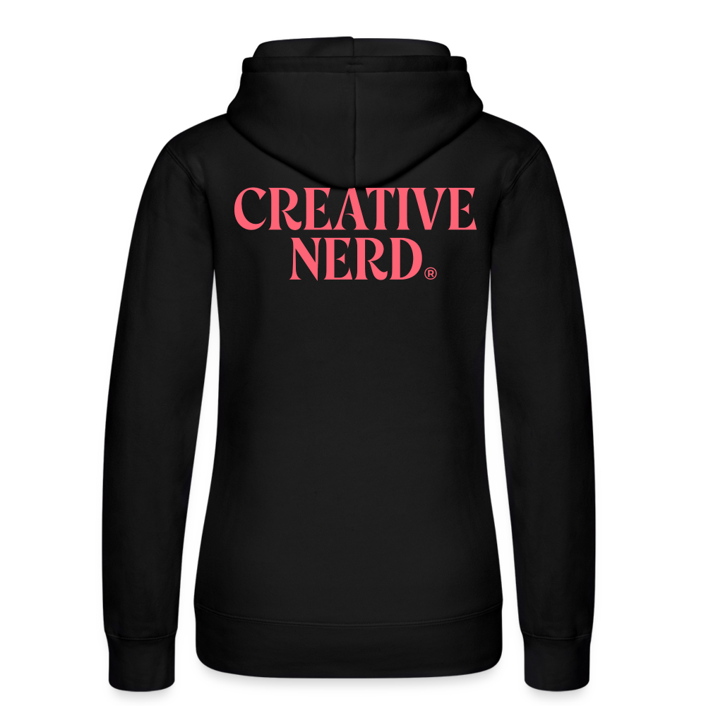 W Huppari Crasman script ja Creative Nerd® -logoilla - musta