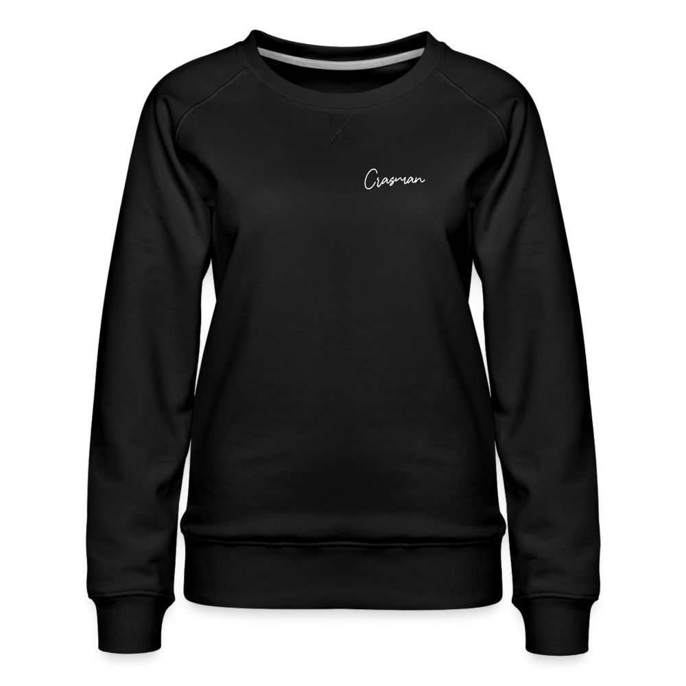 W College Crasman script -logolla - musta