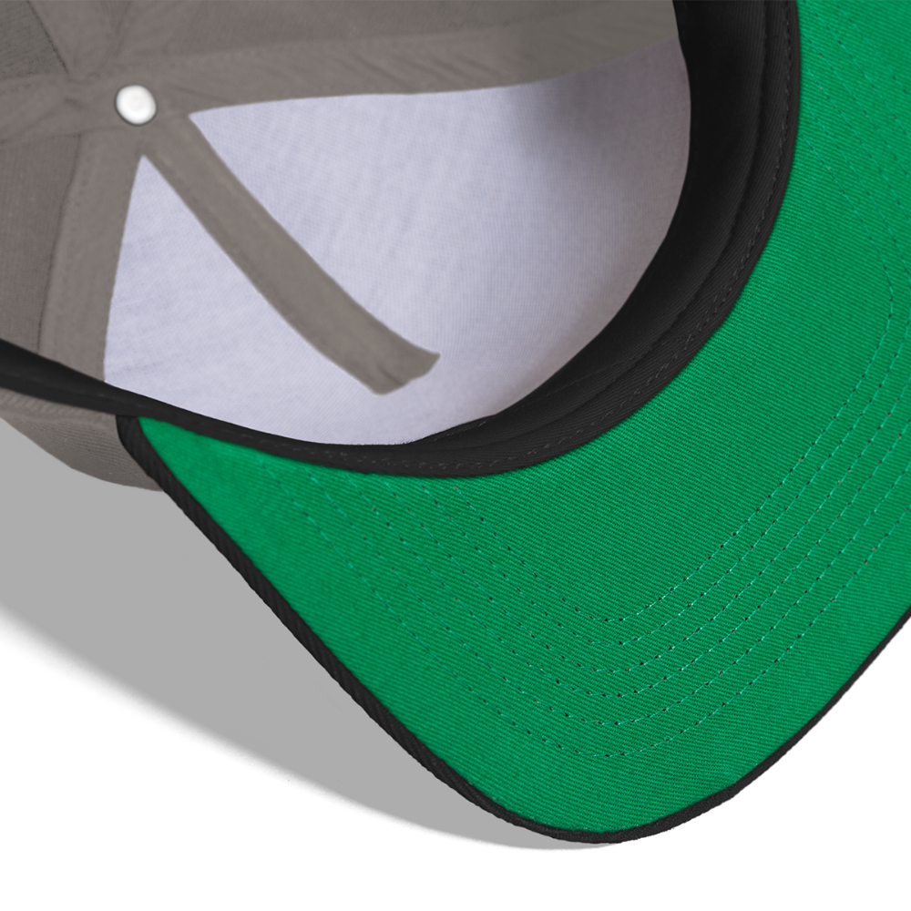Snapback Cap, musta-harmaa Crasman-logolla - grafiitinharmaa/musta
