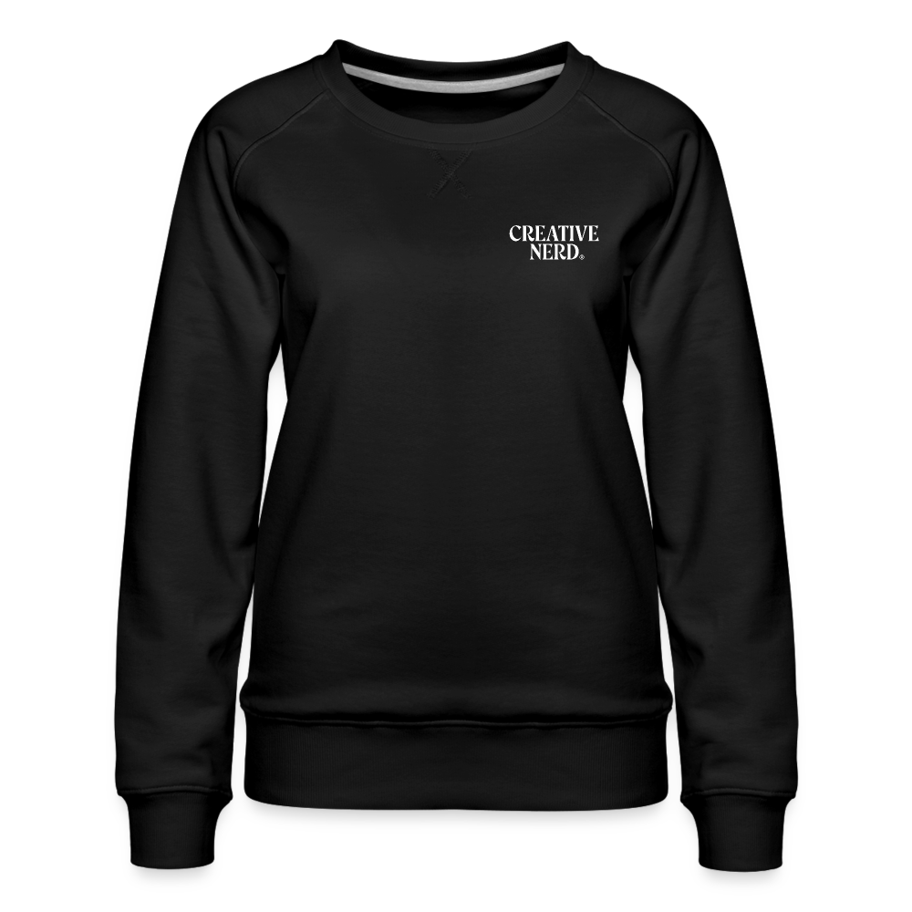 W College, Creative Nerd® -logo - musta