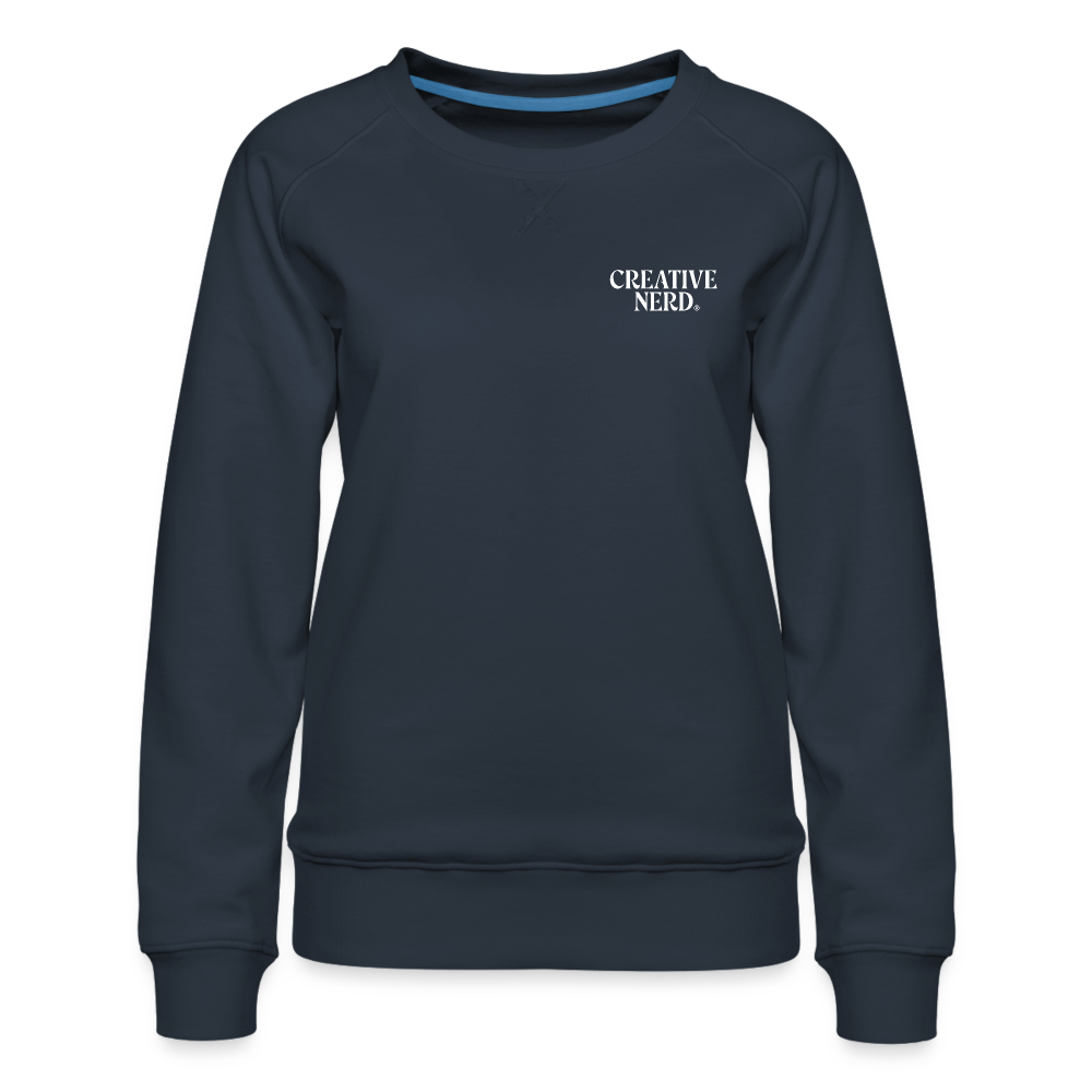 W College, Creative Nerd® -logo - laivasto sininen