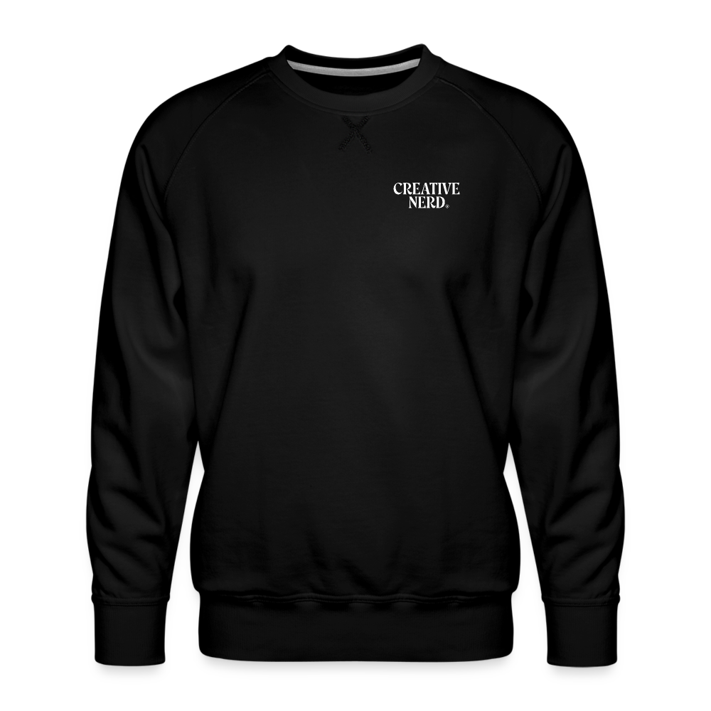 M College, Creative Nerd® -logo - musta