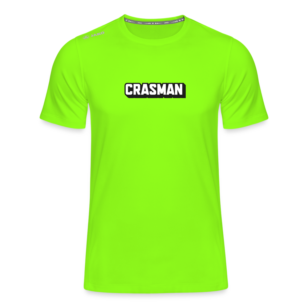 Crasman JAKO Run 2.0 miesten t-paita - neonvihreä