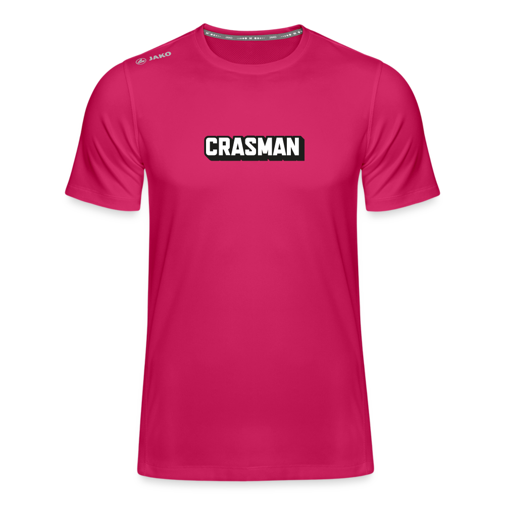 Crasman JAKO Run 2.0 miesten t-paita - tumma pinkki