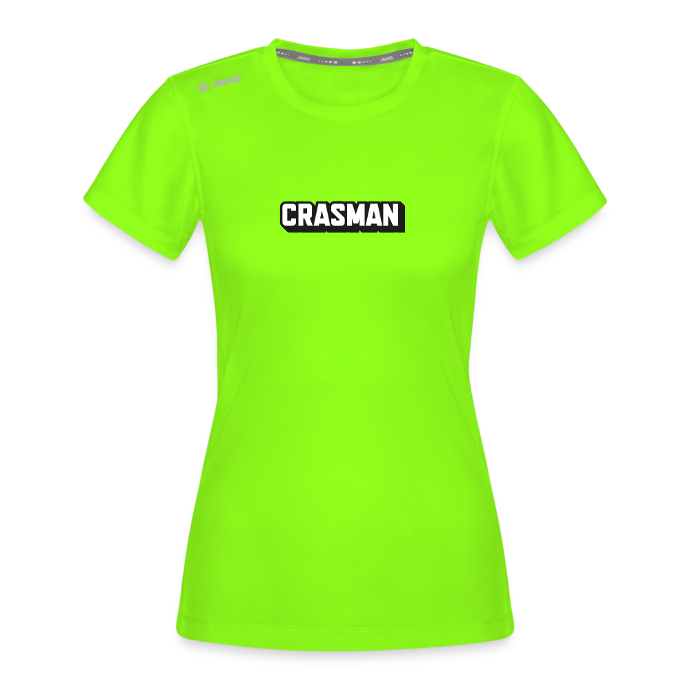 Crasman JAKO T-Shirt Run Women 2.0 - neonvihreä
