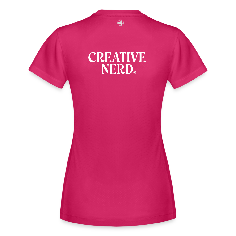 Crasman JAKO T-Shirt Run Women 2.0 - tumma pinkki