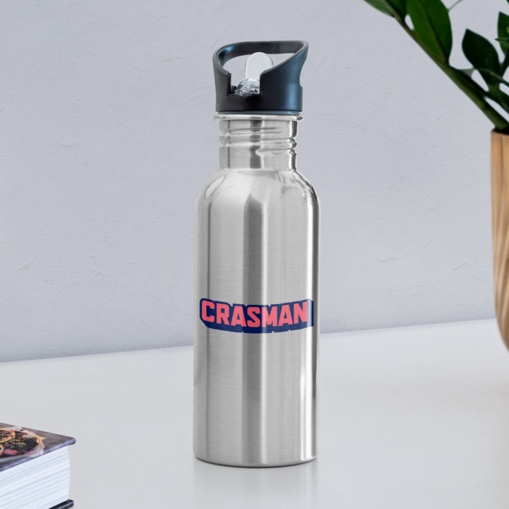 Crasman-juomapullo - vaaleanhopea