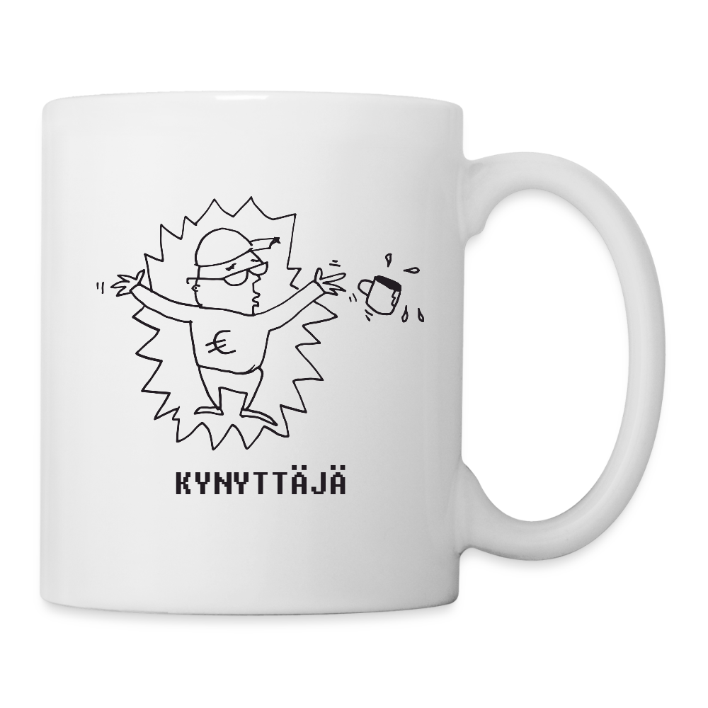 Kynyttäjä / Senioridevaaja -muki - valkoinen