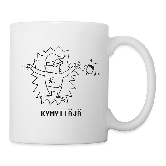 Kynyttäjä / Senioridevaaja -muki - valkoinen