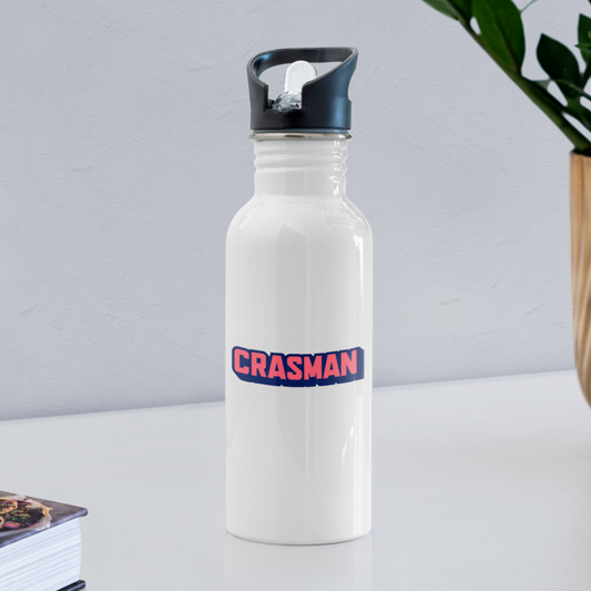 Crasman-juomapullo - valkoinen